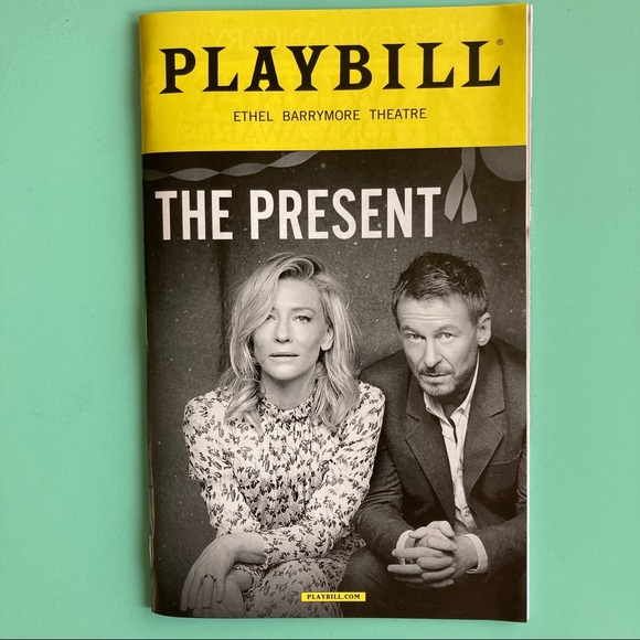 Playbill Other - Cate Blanchett  Richard Roxburgh Playbill The Present Andrew Upton Braodway 2016